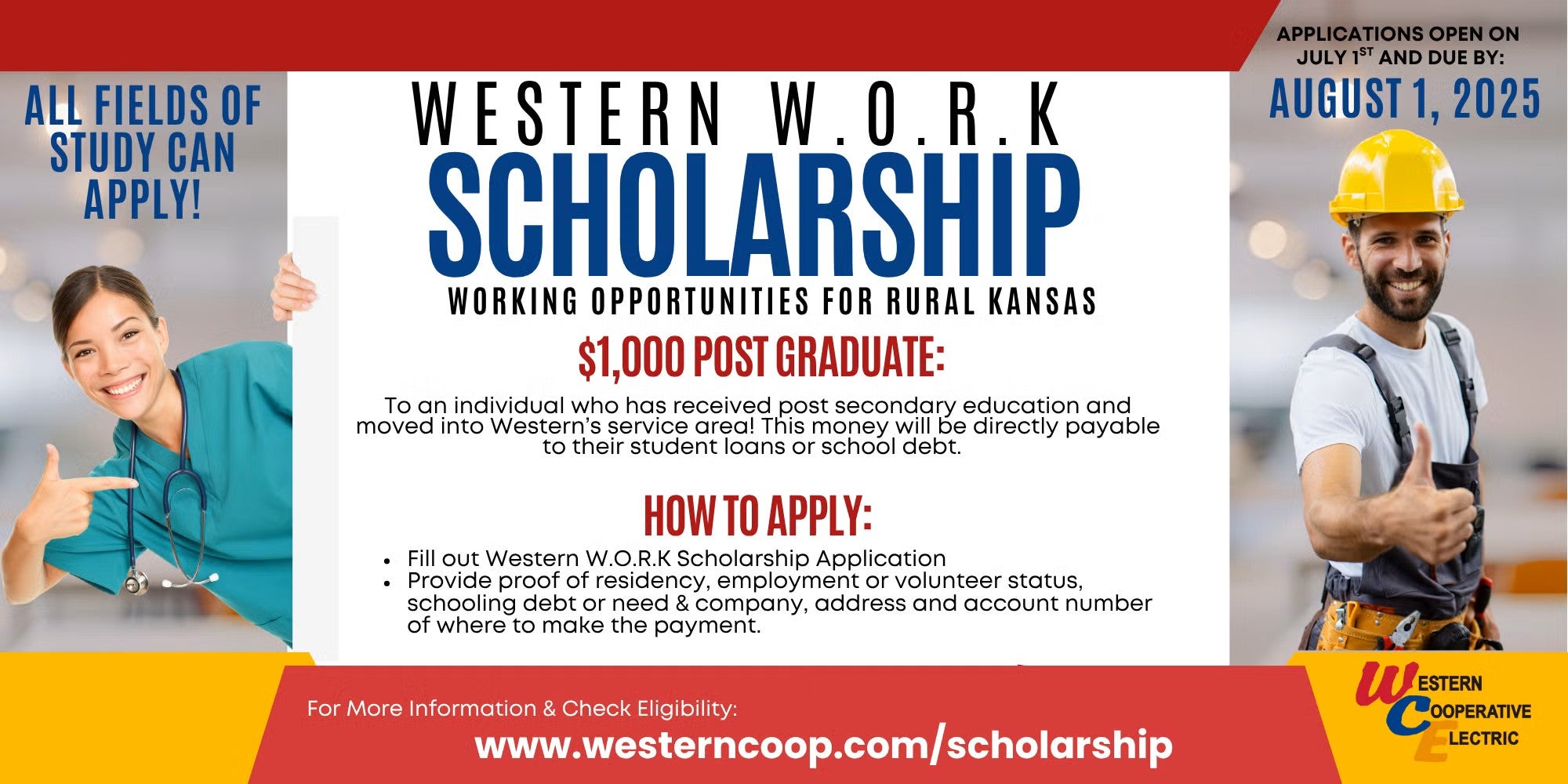 WORK Scholarship Deadline