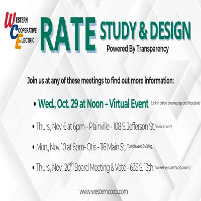 Rate Study Dates and Link